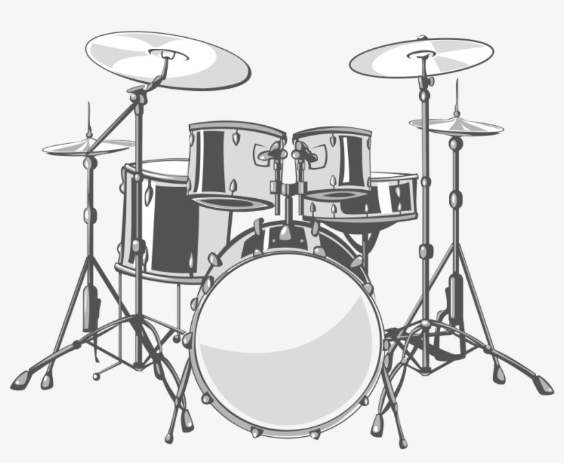 1000 X 1000 3 - Drums Illustration, transparent png #9043696