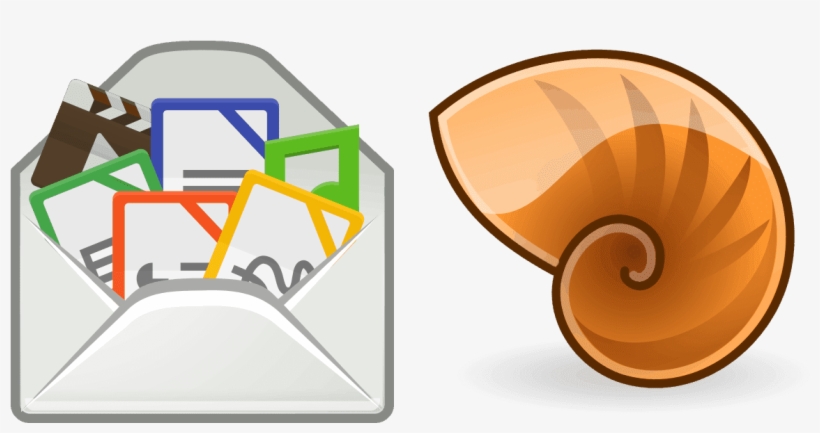 Enviar Archivos Por Correo Electrónico Al Móvil Desde - Nautilus Icon, transparent png #9043817