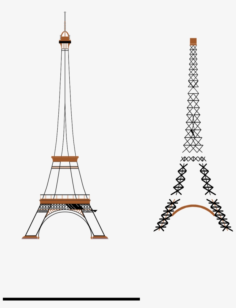Eiffel Tower Tour Paris - Gambar Ilustrasi Menara Eiffel, transparent png #9044146