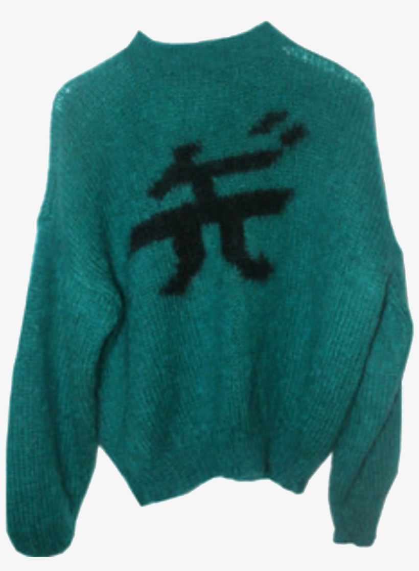 Asian Green Sweater Polyvore Moodboard Filler - Green Pngs For Moodboard, transparent png #9044254