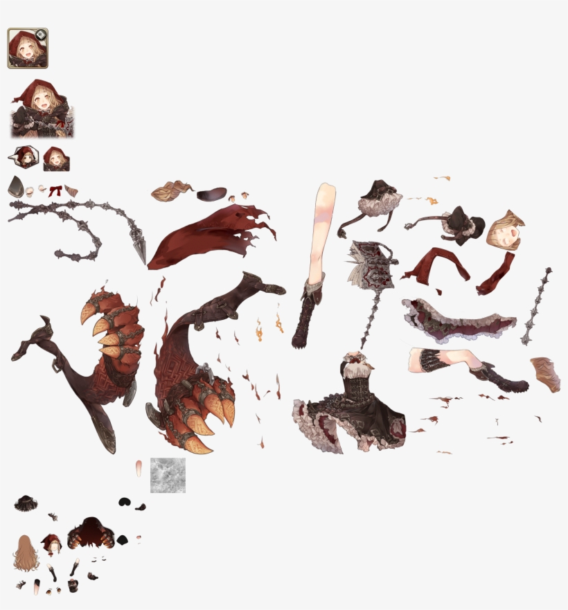 Click For Full Sized Image Red Riding Hood - Red Riding Hood Sinoalice, transparent png #9044362