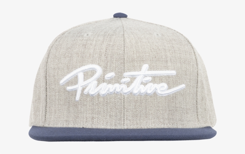Primitive Skateboarding Nuevo Script Snapback Hat Adjustable - Baseball Cap, transparent png #9044889