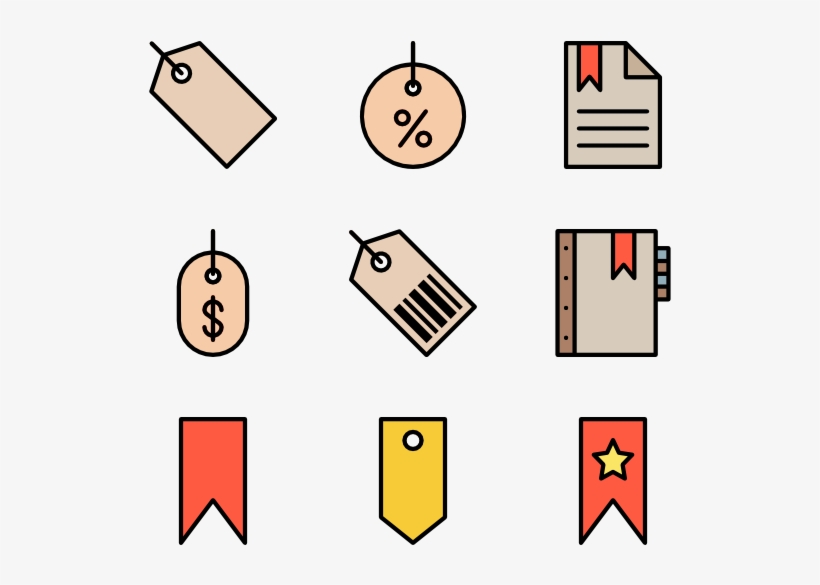 Bookmark Tag, transparent png #9045519