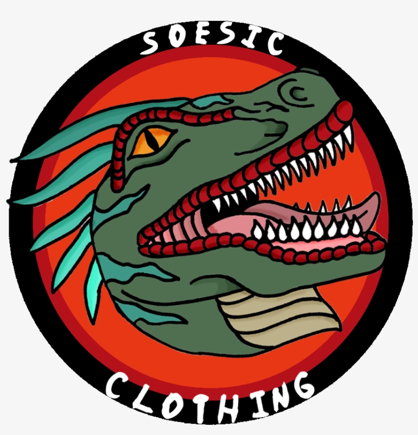 Circular Raptor Logo 4 X 4" Matte - Soesic Clothing Logo, transparent png #9045907