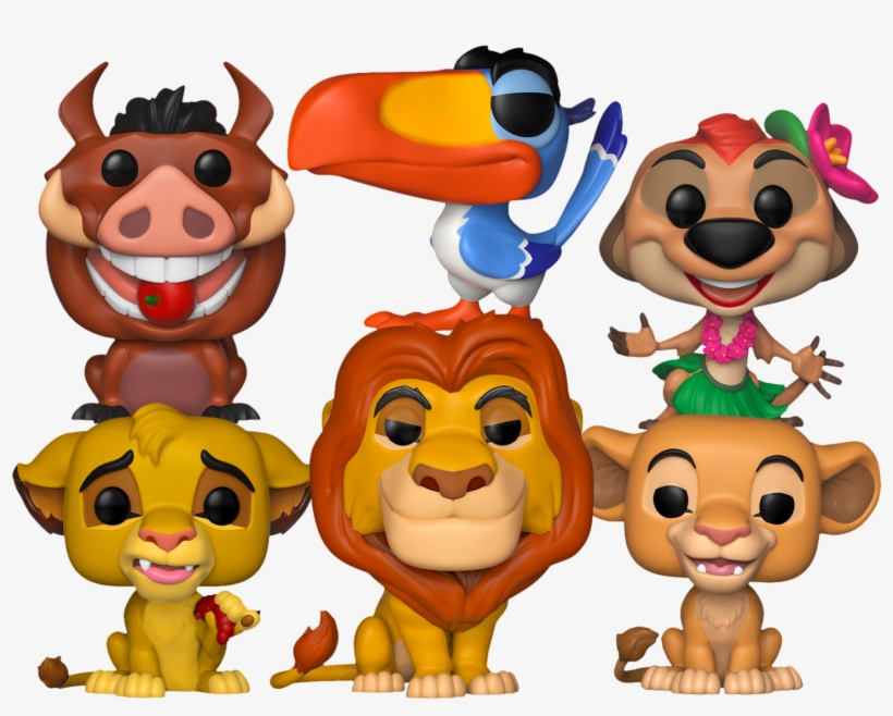 Disney Lion King Set Of - Timon Lion King Funko Pop, transparent png #9046314