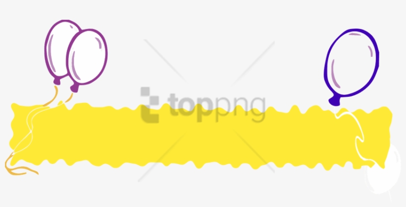 Free Png Download Blank Birthday Banner Png Images - Illustration, transparent png #9046580