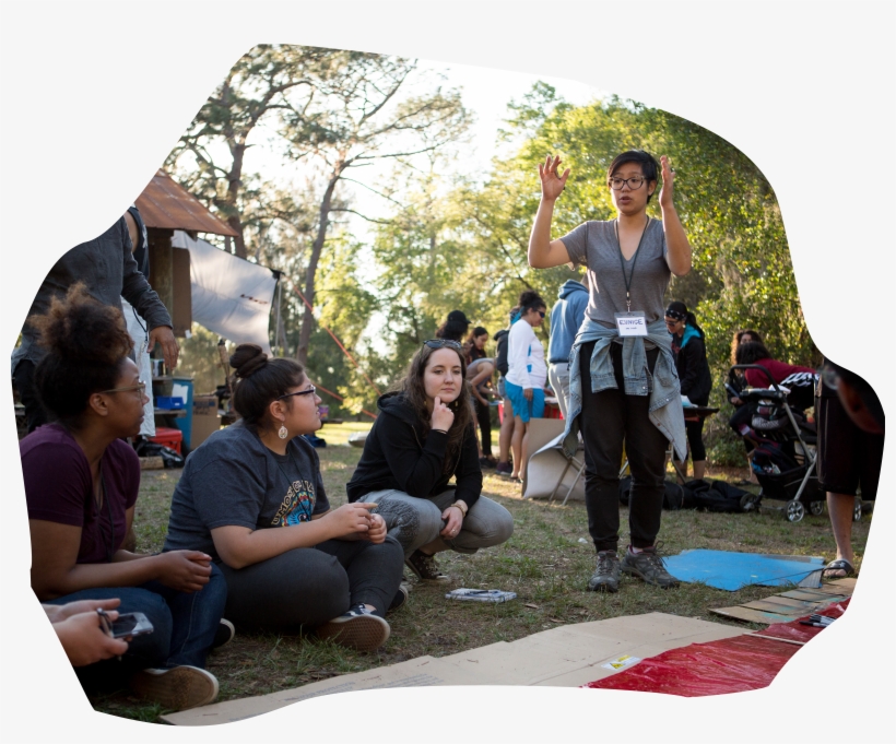 A Group Of Students Sitting In A Circle During A Workshop, transparent png #9047023