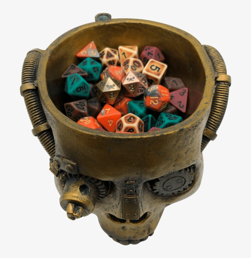 Steampunk Dice Bundle For Dnd - Bead, transparent png #9047113