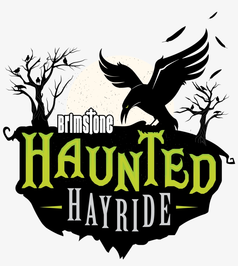 Attractions - Haunted Hayride Logo, transparent png #9047152