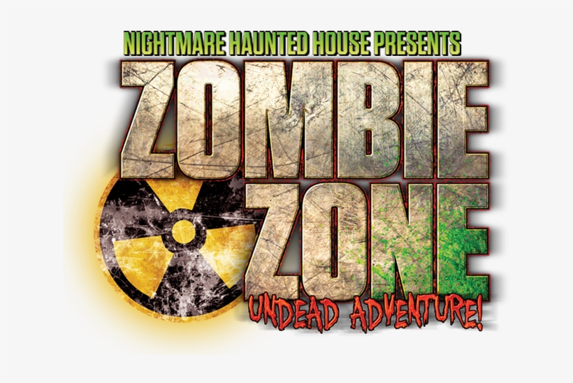 Nightmare Haunted House, Zombie Zone, Haunted House - Graphic Design, transparent png #9047221