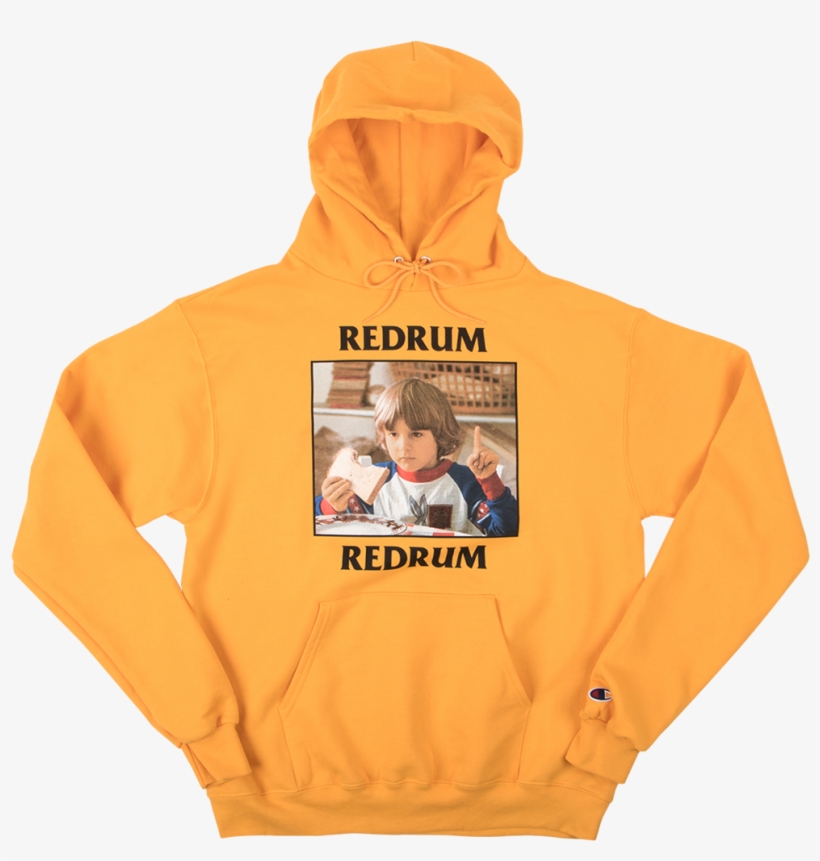 The Shining Danny Redrum Champion Hoodie Yellow - Hoodie, transparent png #9047384