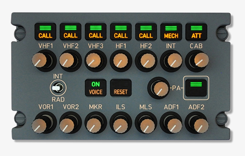 Audio Control Panel A320 Free Transparent PNG Download PNGkey