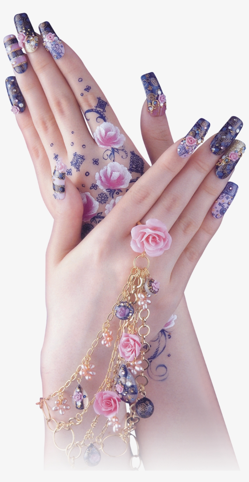Art Horoscope Nails Fingers Artificial Creative Nail - Manicure Nail Clip Art, transparent png #9047867