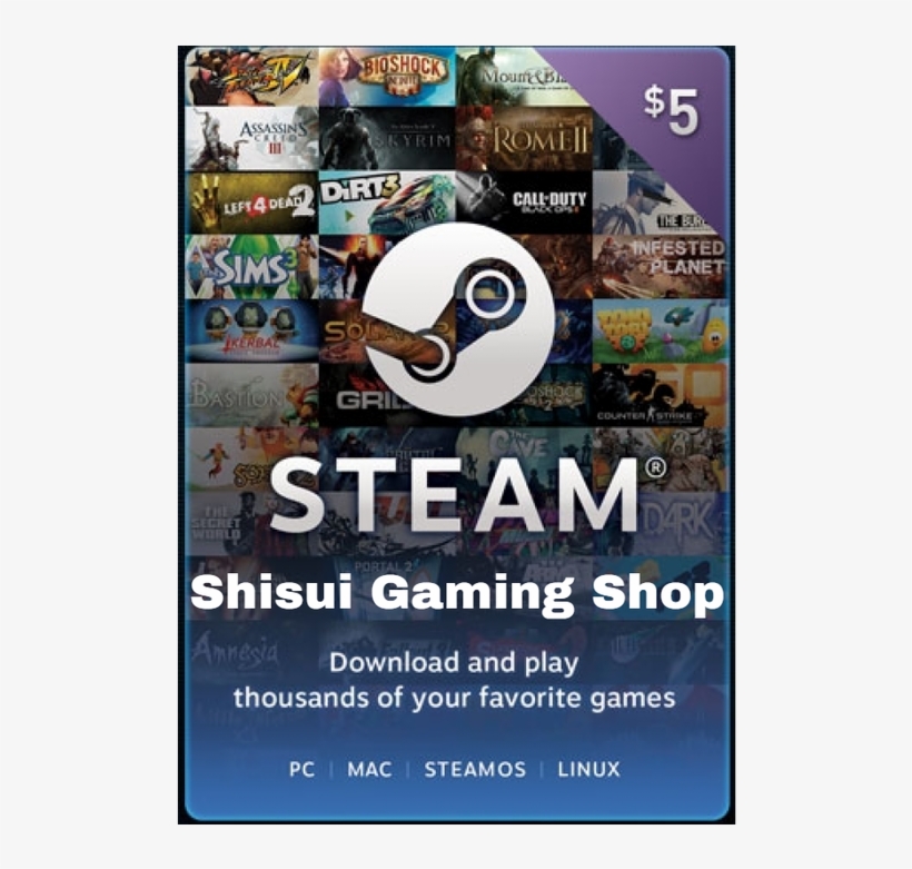 Steam Wallet Code Usd 5 Murah - Steam Wallet 5 Dolares, transparent png #9048034