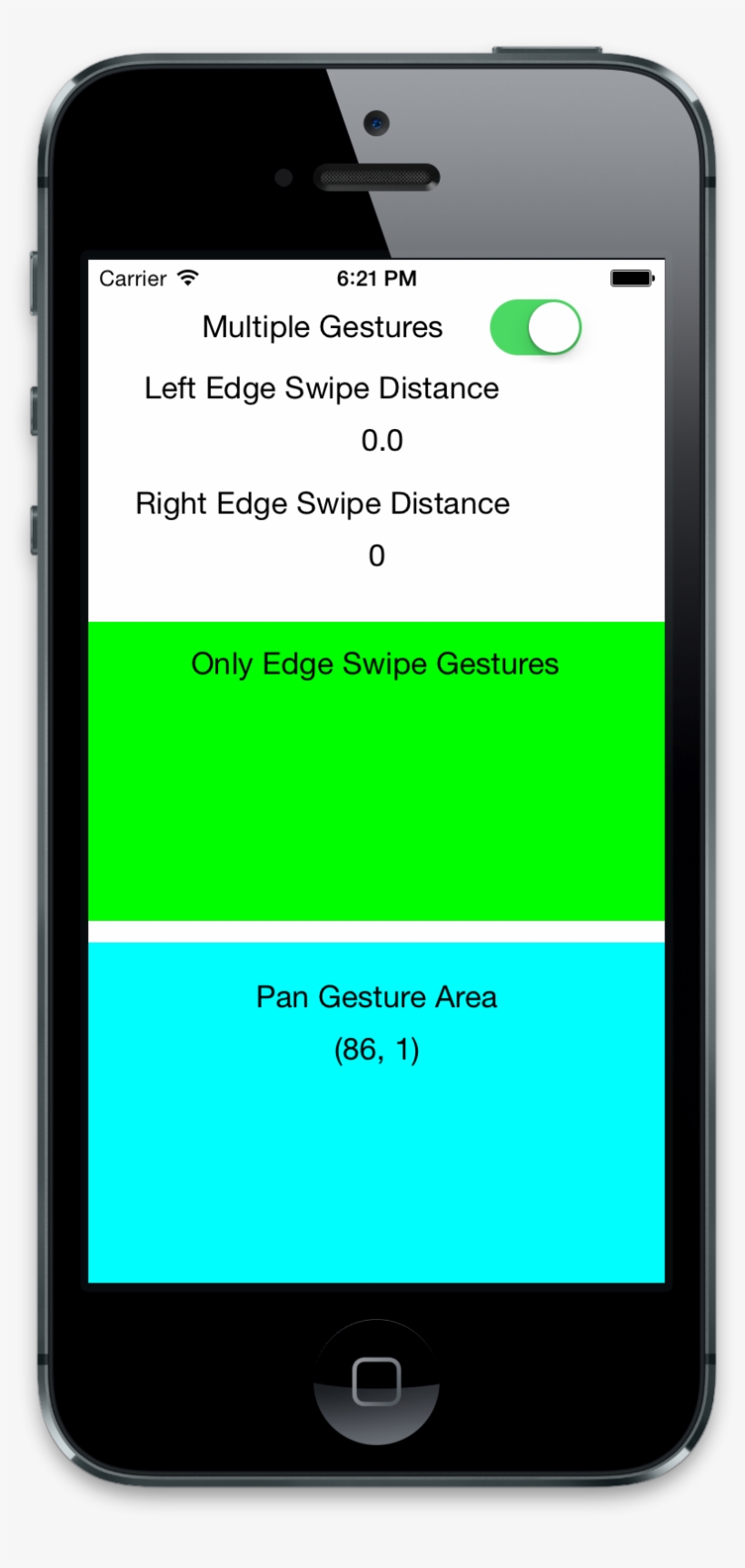 The Demonstrates How To Use The Swipe Gesture On The - Suicide Prevention App, transparent png #9048235