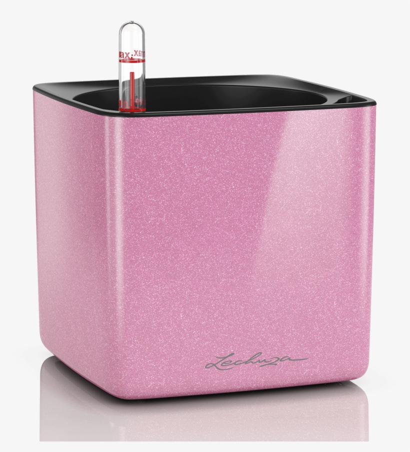 Lechuza Planter Cube Glossy - Lechuza Planter Cube Glossy 14, transparent png #9048468