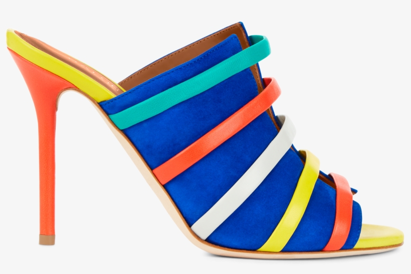 Electric Blue Suede Multi-colour Nappa - Basic Pump, transparent png #9048912