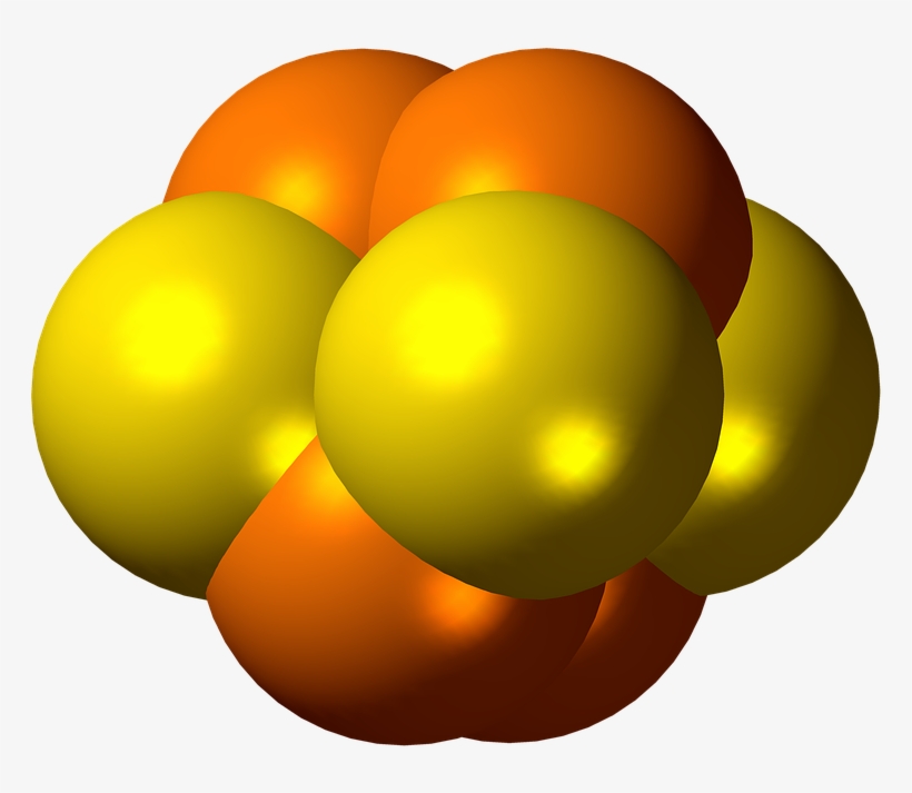 Matches Clipart Phosphorus - Iron Sulfide Molecule, transparent png #9049462