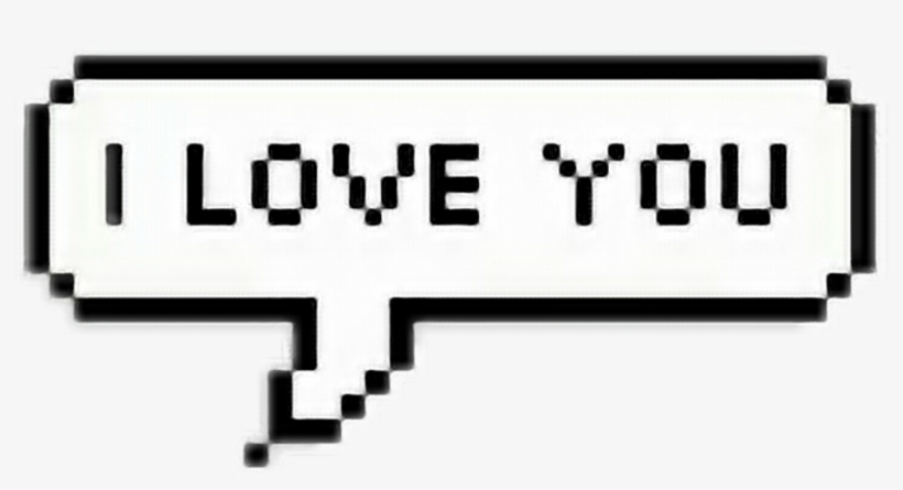 I Like You Text Messages Tumblr - Love You Speech Bubble Png, transparent png #9050448