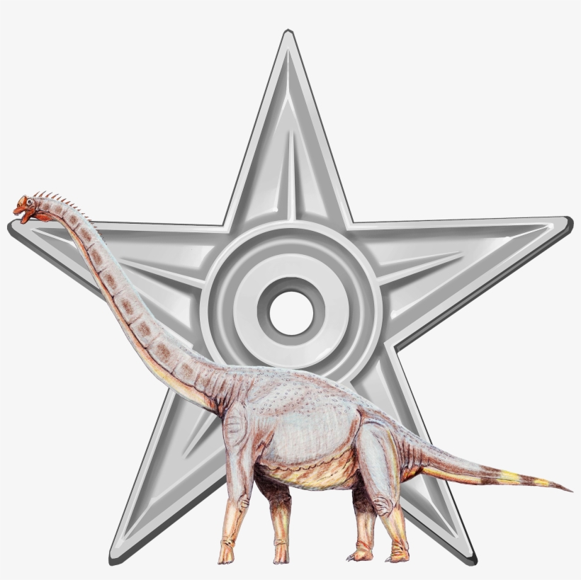 Silver Barnstar Of Dino - Gold Clipart Stars, transparent png #9050546