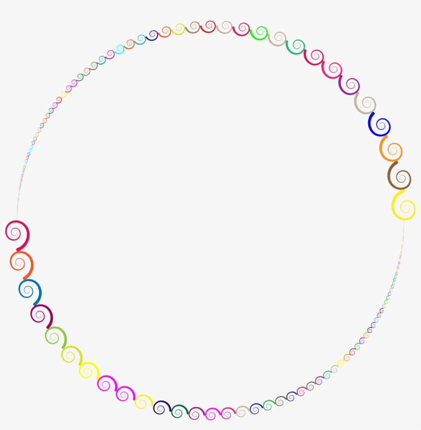 This Free Icons Png Design Of Colorful Spirals Circle, transparent png #9051138