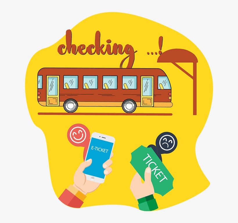 Bookmebus Landing Page Eticket Vector - School Bus, transparent png #9051507