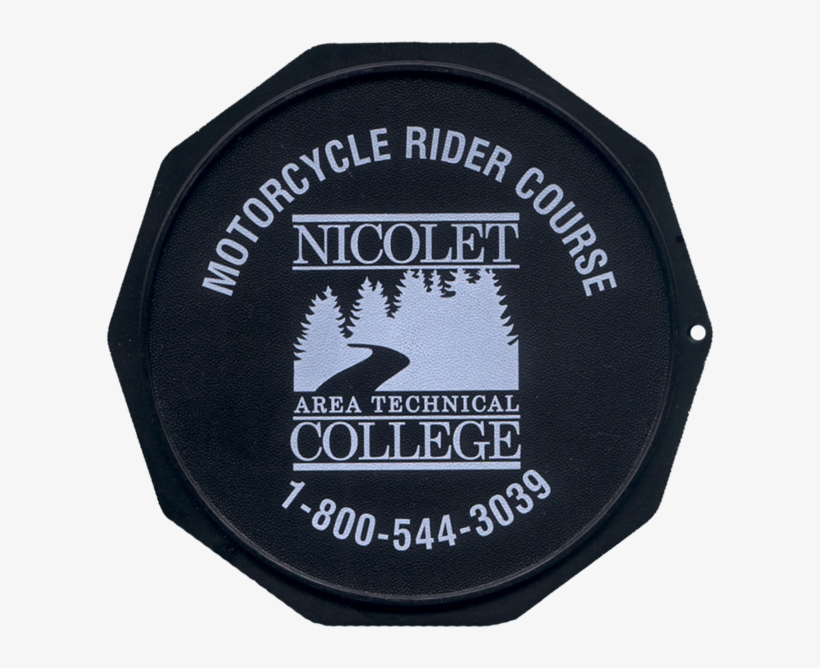 This Is A Sample Of A Custom Imprinted Motorcycle Coaster® - Label, transparent png #9051512
