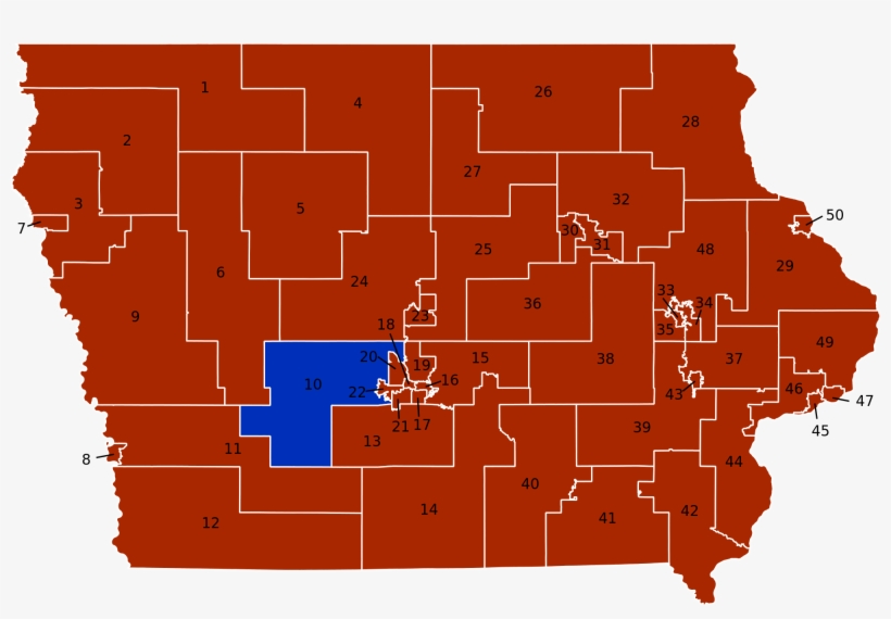 Open - Iowa Blue State, transparent png #9051845