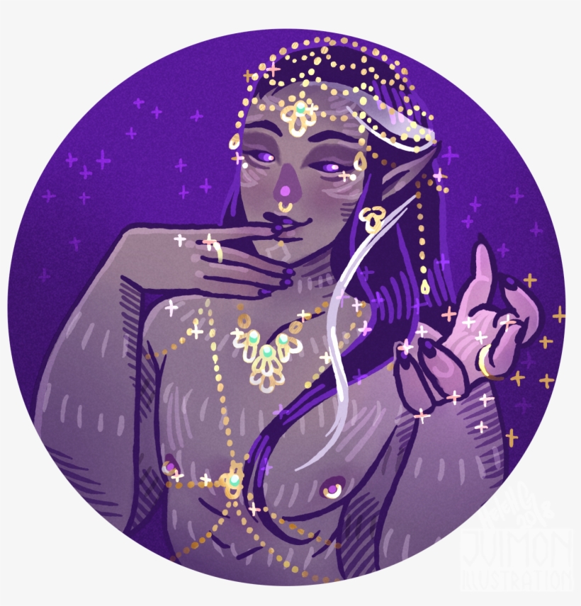 Elder Scrolls Online Character Art Trade - Illustration, transparent png #9051978