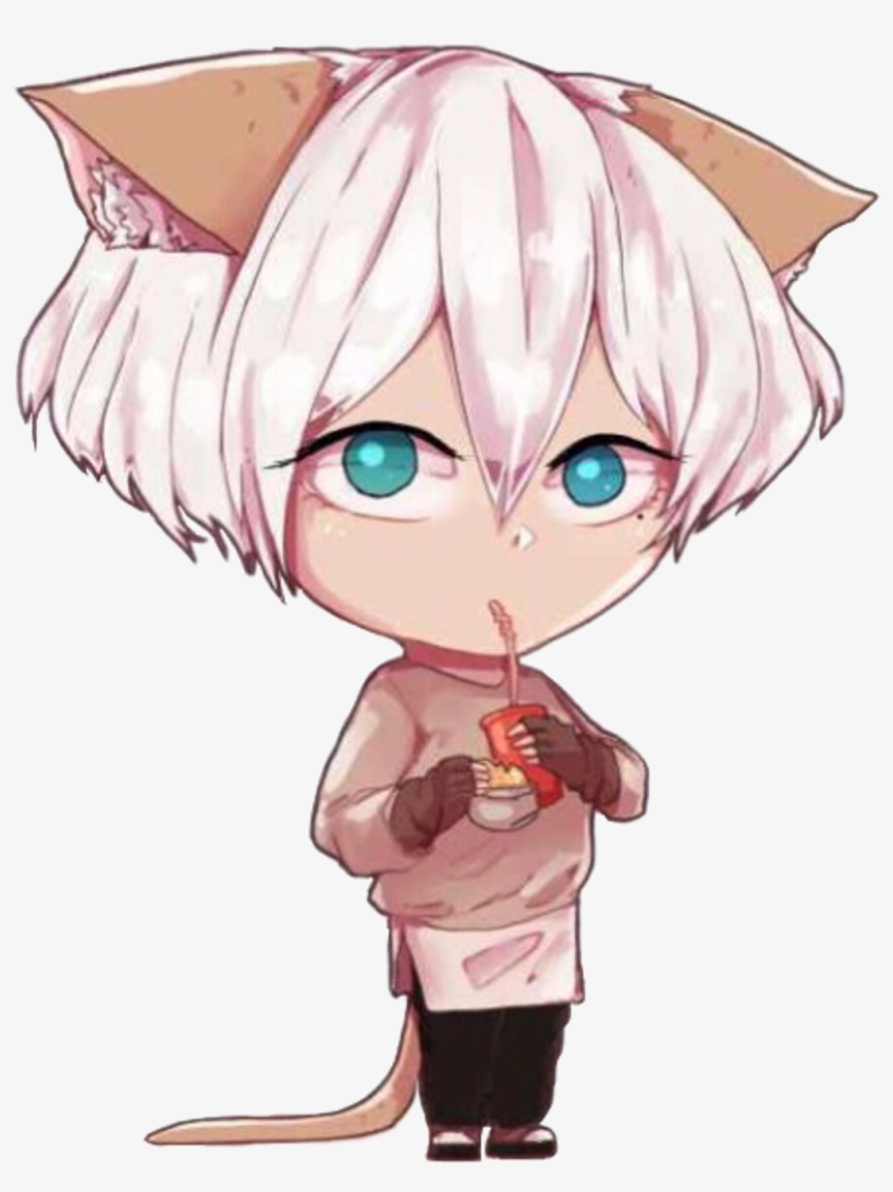 Cat Sticker - Мой Пушистый Парень Аниме, transparent png #9052279