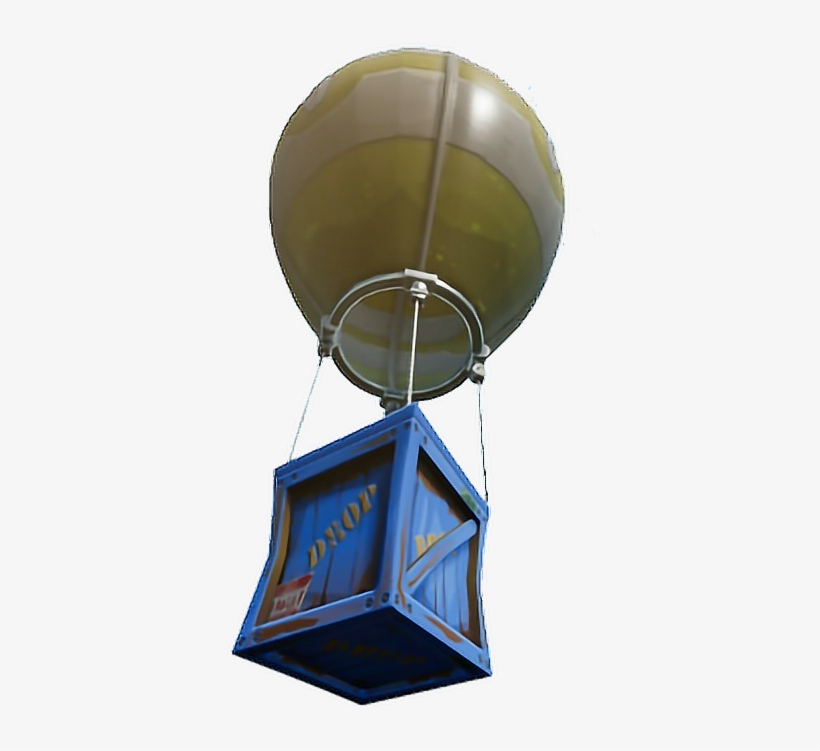 Fortnite Balloon Drop Loot Crate Freetoedit - Fortnite Loot Drop, transparent png #9053293