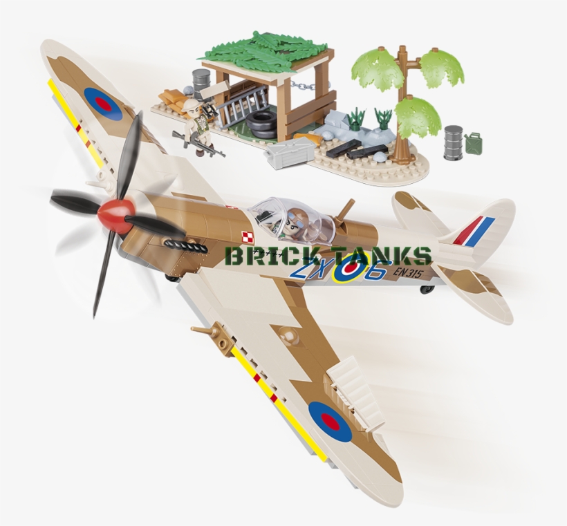 Supermarine Spitfire Mk Ix - Cobi Supermarine Spitfire Mk Vb, transparent png #9053298