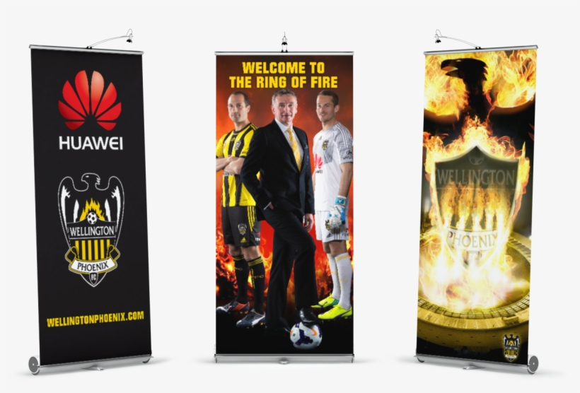 Posters, Pull Ups And Banner Designs - Huawei Roll Up Banner, transparent png #9053589