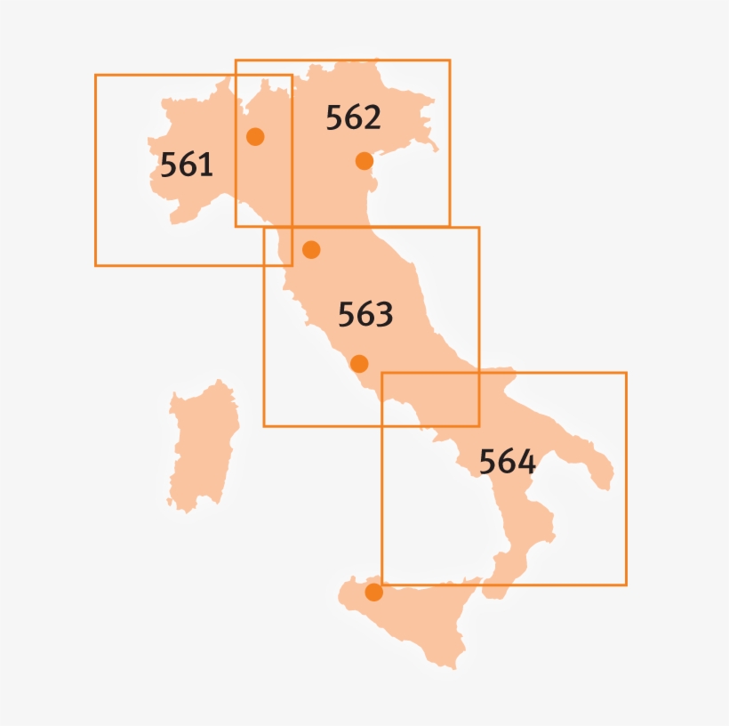 £5 - - Map Of Italy Major Mineral Sources, transparent png #9054206