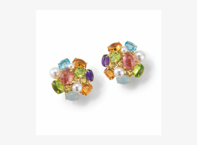 Seaman Schepps Sey Multi Small Bubble Earrings Multi - Earrings, transparent png #9054547