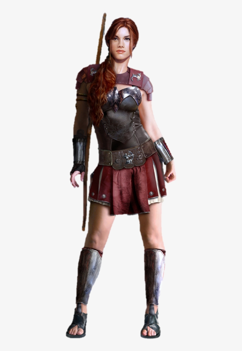 Artemis Of Bana-mighdall In Transparent Background - Artemis Greek Goddess In Armor, transparent png #9054888