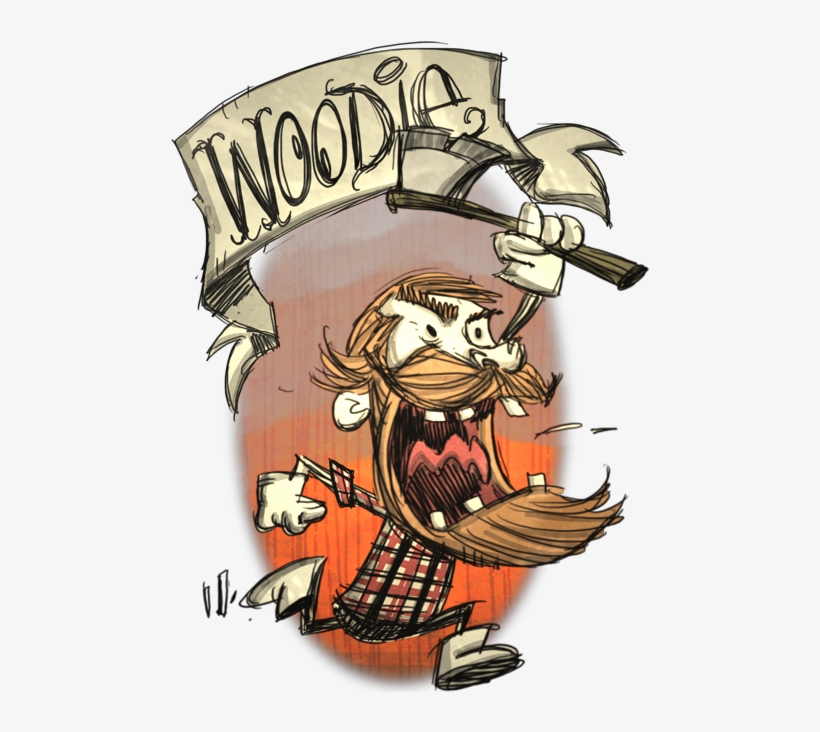 Woodie From Don`t Starve - Woodie Dont Starve, transparent png #9055969