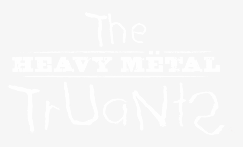 Heavy Metal Truants - Calligraphy, transparent png #9056334