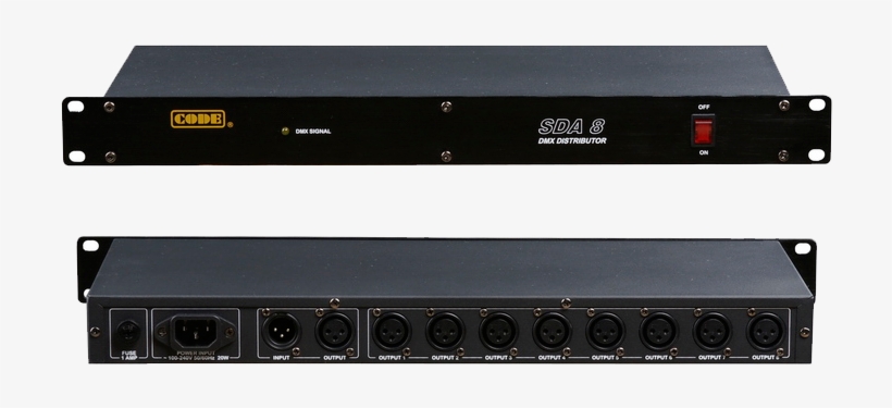 Splitter Dmx 8 Outputs - Electronics, transparent png #9056650