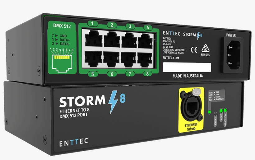 Control A Total Of 4096 Dmx Channels, Thanks To 8 Dmx - Fvs336g, transparent png #9056694