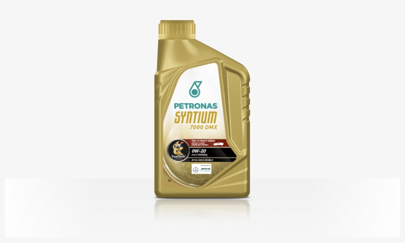 Petronas Syntium 7000 Dmx 0w-20 - Bottle, transparent png #9056779