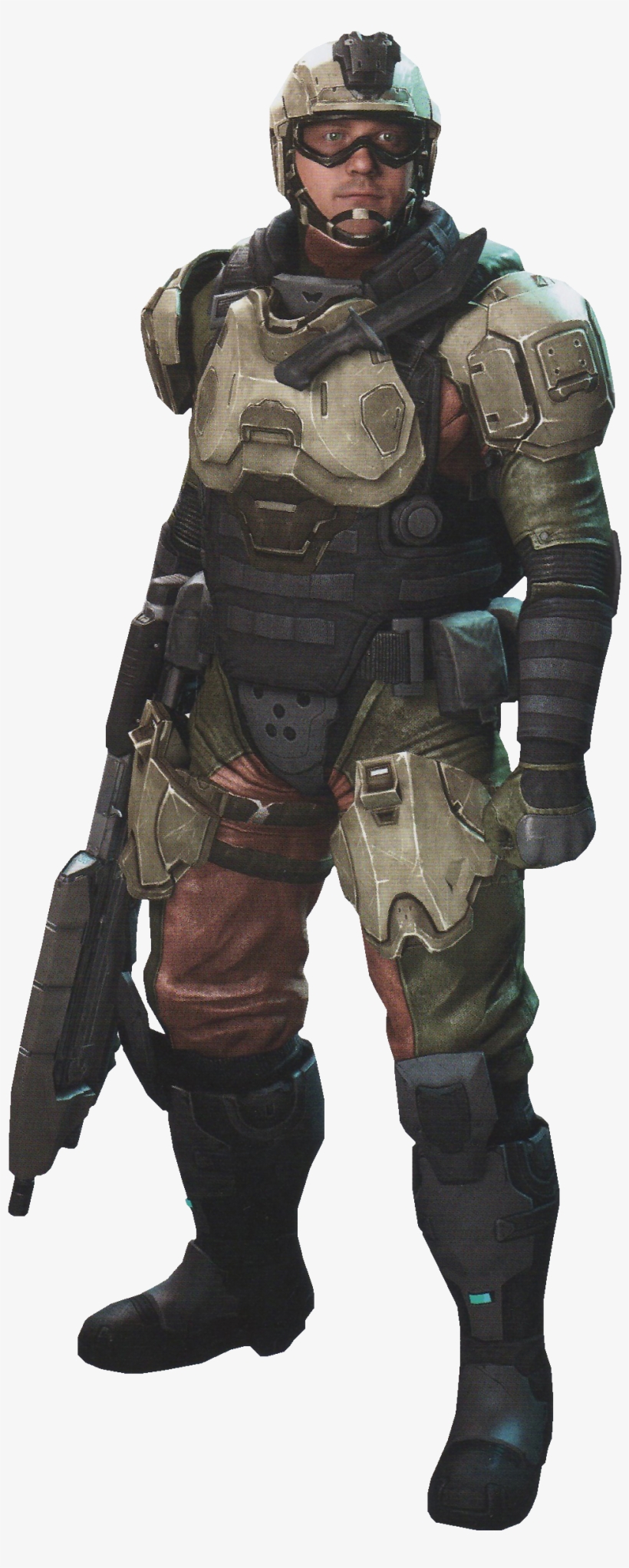 Its Also The Same Set As Infantery 4 Only Diffrent - Unsc Marine Halo 4, transparent png #9056780