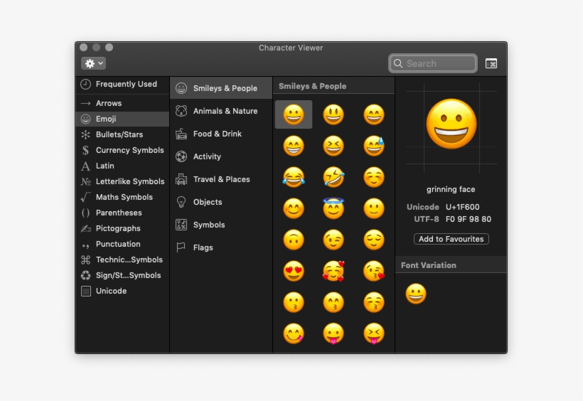 How To Get Emojis On Macbook And Macos - Icon, transparent png #9057033