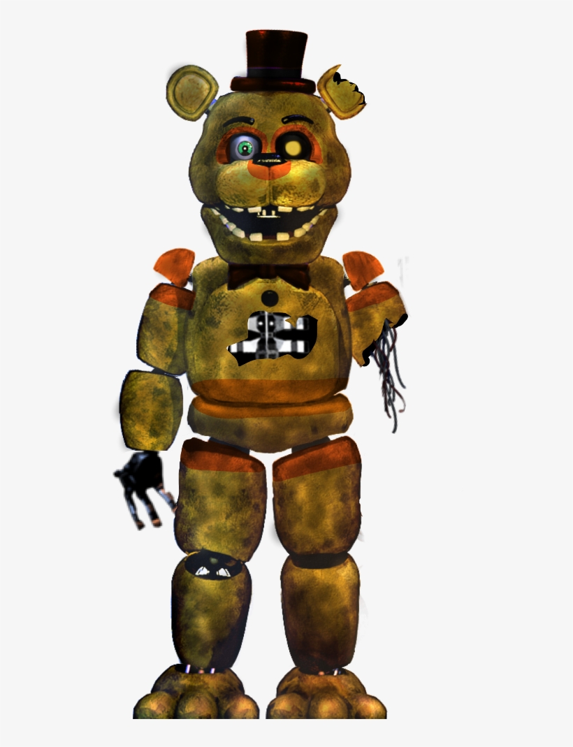 #fnaf Prototype Fredbear - Five Nights At Freddy's, transparent png #9057155