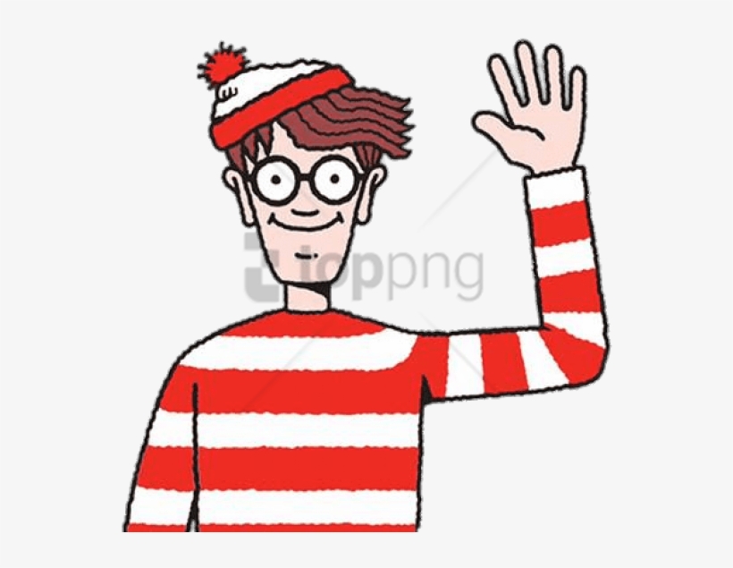 Free Png Download Wally Waving Goodbye Clipart Png - Wheres Wally Png, transparent png #9057236