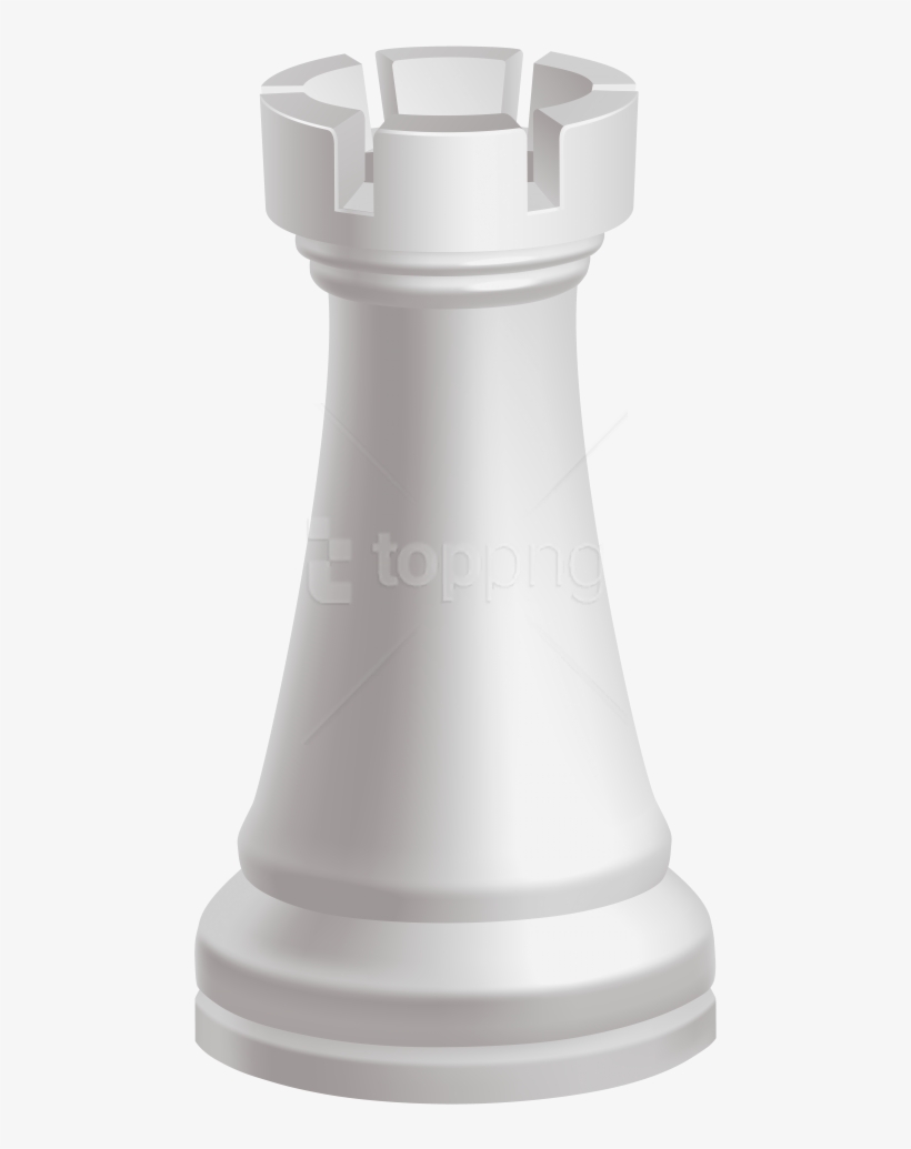 Free Png Download Rook White Chess Piece Clipart Png - Chess Pieces Transparent Png, transparent png #9057388
