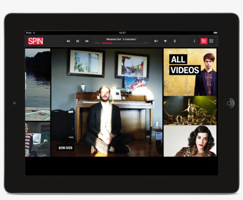04 06e Table Of Contents Videos 01 - Tablet Computer, transparent png #9058939
