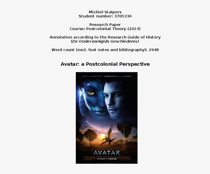 Docx - Avatar Movie Poster, transparent png #9059256