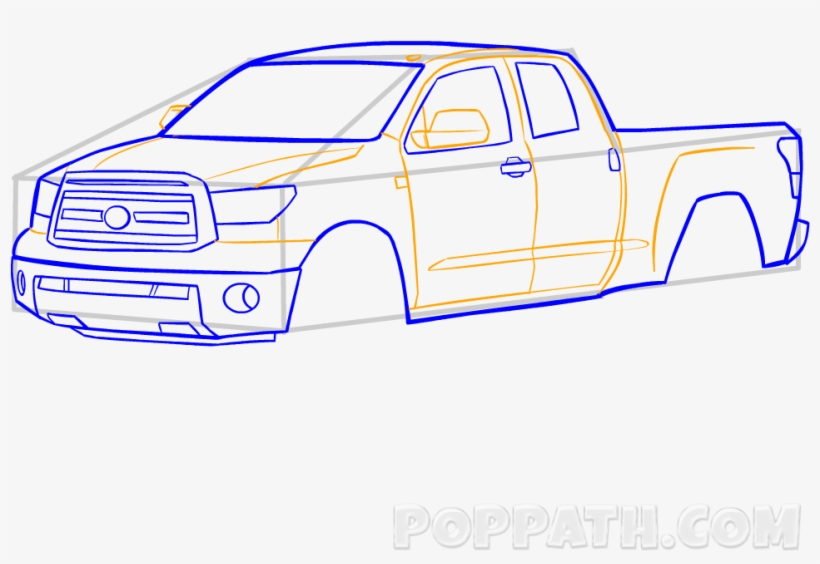 Pick Truck Drawing At Getdrawings Com Free - Pickup Truck, transparent png #9059459