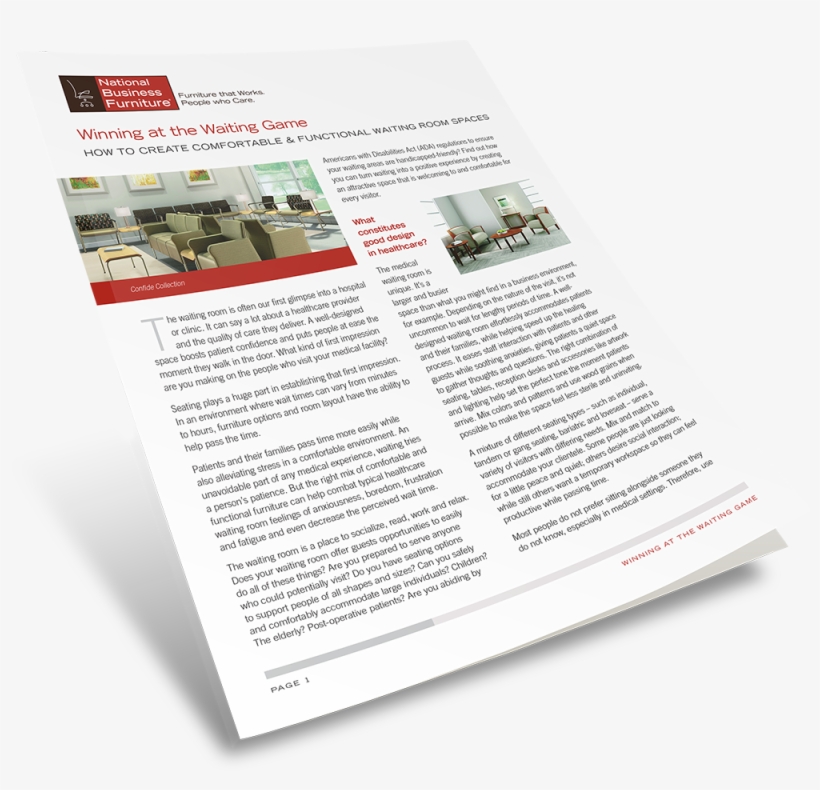 National Business Furniture Whitepaper - Flyer, transparent png #9059604